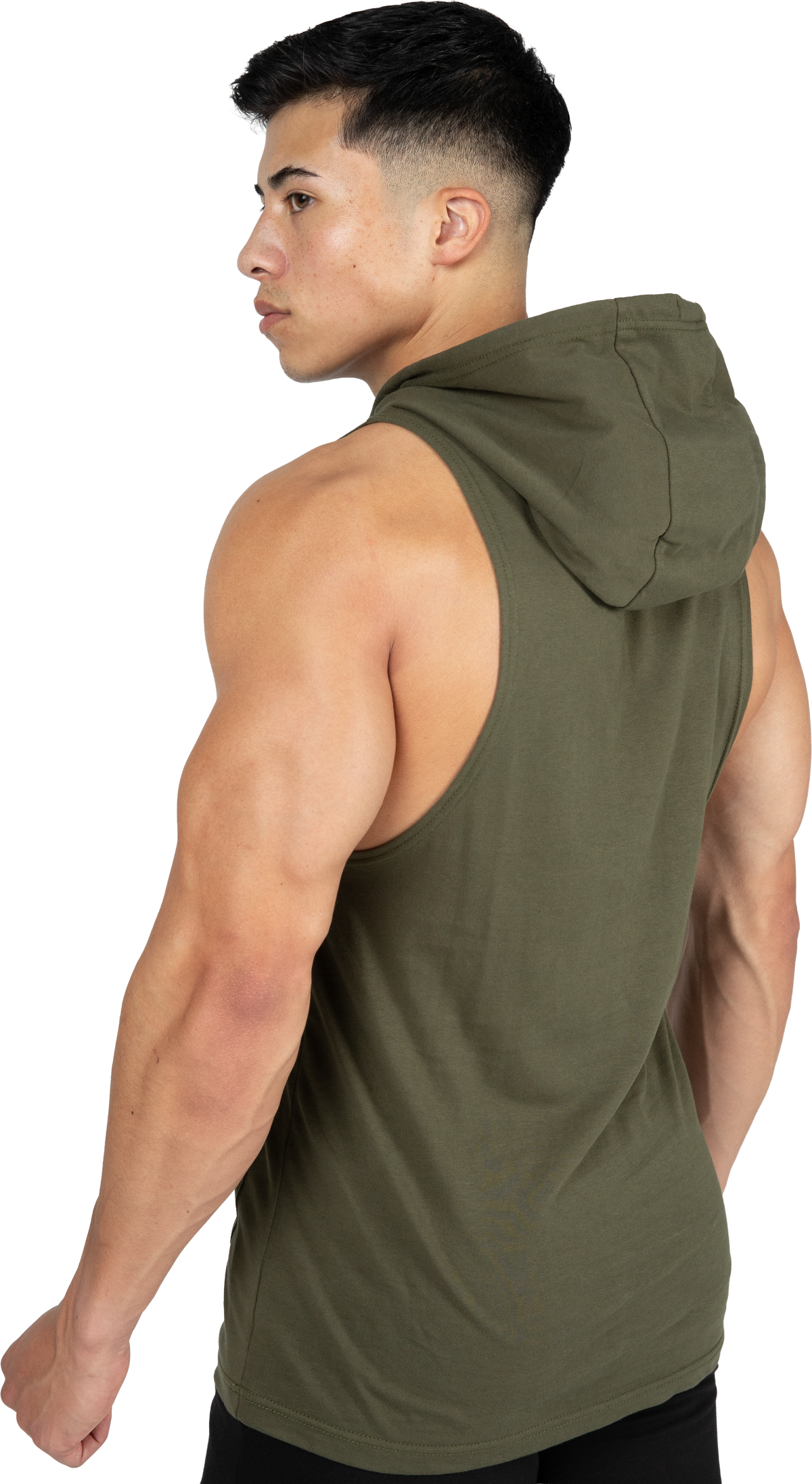 Gorilla Wear Rogers Hooded Tank Top Tank Top Army Green