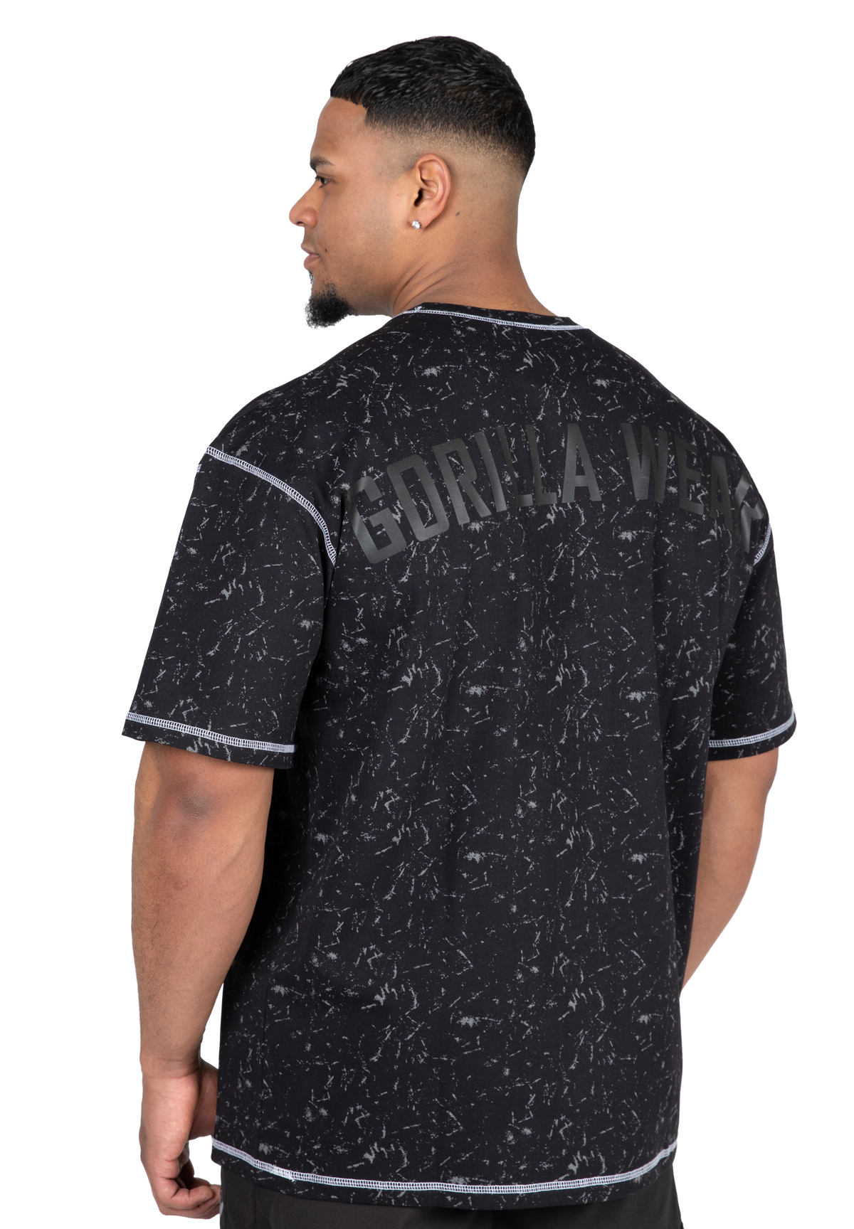 Gorilla Wear Saginaw Oversized T-Shirt T-Shirt & Tops Washed Black
