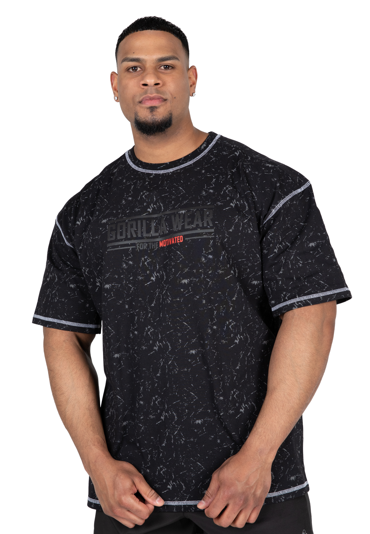 Gorilla Wear Saginaw Oversized T-Shirt T-Shirt & Tops Washed Black