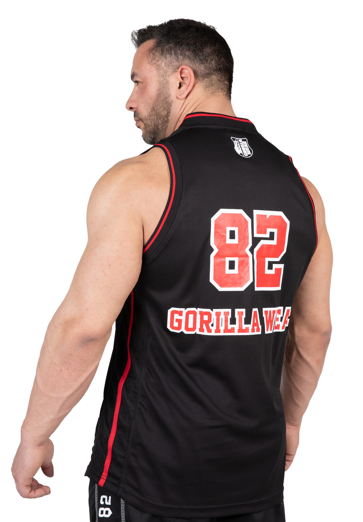 Gorilla Wear San Mateo Jersey Tank Top Tank Top Black/Red