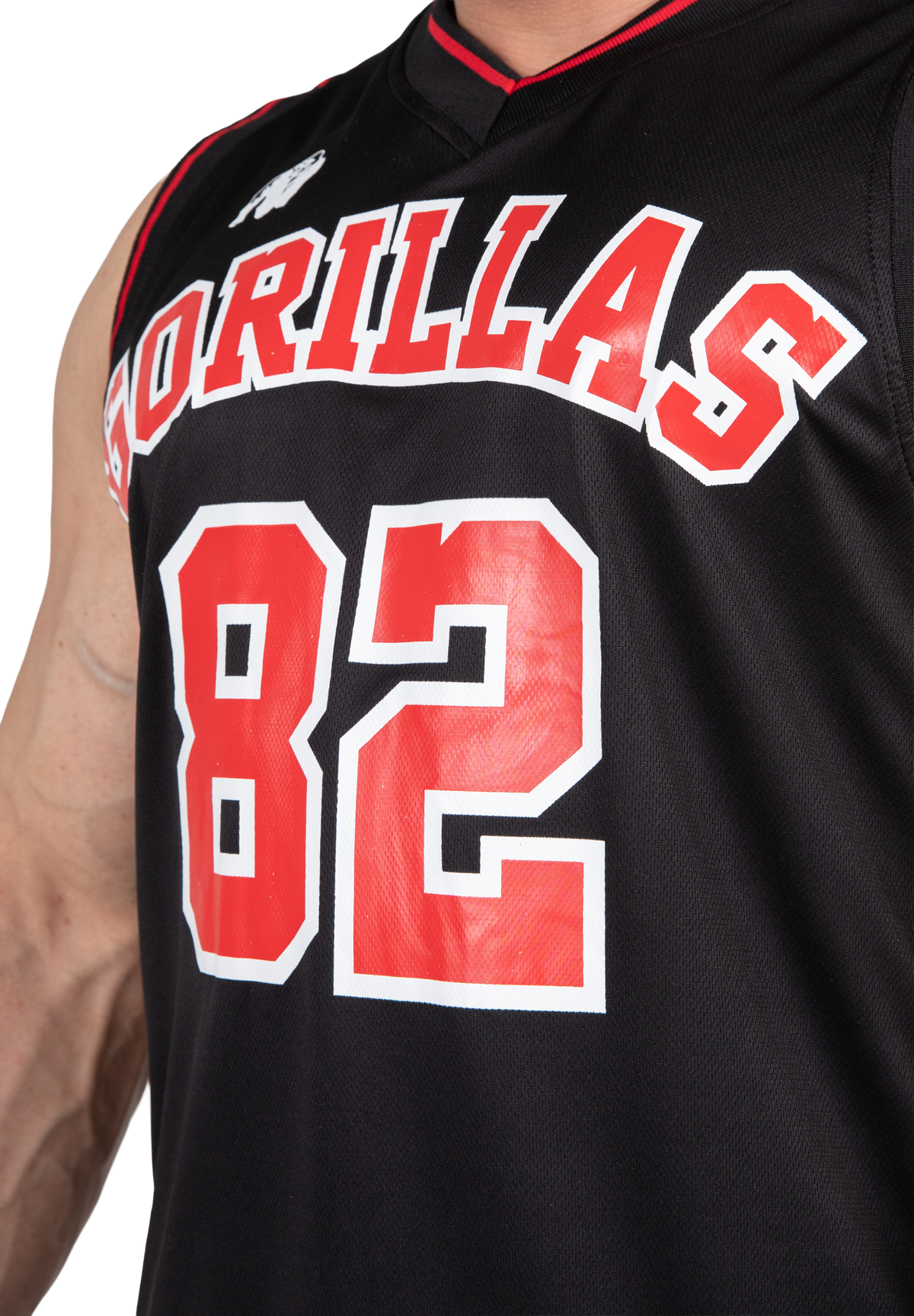 Gorilla Wear San Mateo Jersey Tank Top Tank Top Black/Red