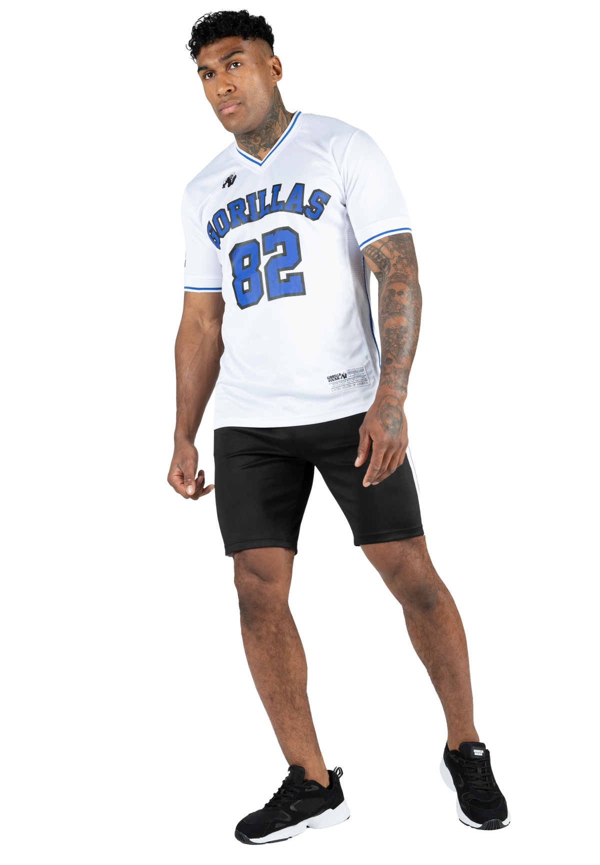 Gorilla Wear San Mateo T-Shirt T-Shirt & Tops White/Blue