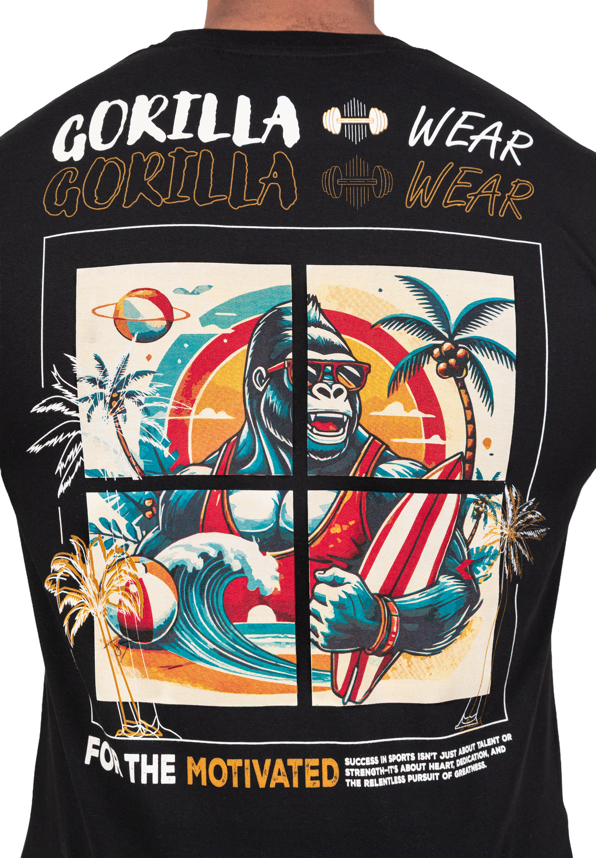 Gorilla Wear Santa Cruz T-Shirt T-Shirt & Tops Black