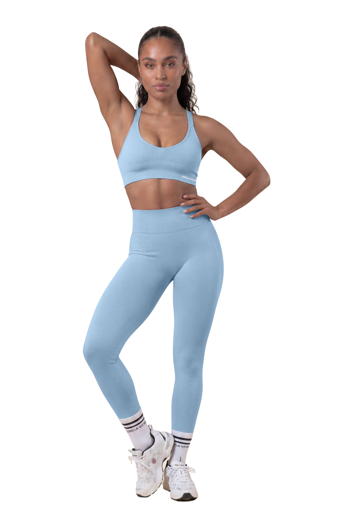 Gorilla Wear Selah Seamless Leggings Leggings Light Blue