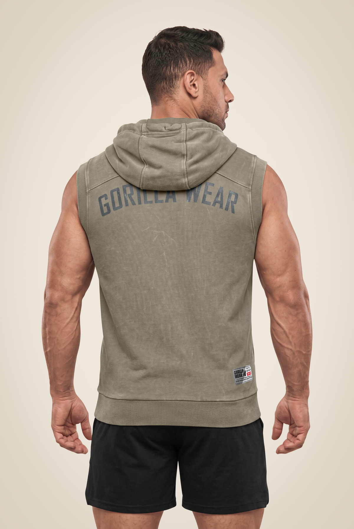 Gorilla Wear Silverdale Sleeveless Hoodie Hoodie & Sweatshirt Army Green