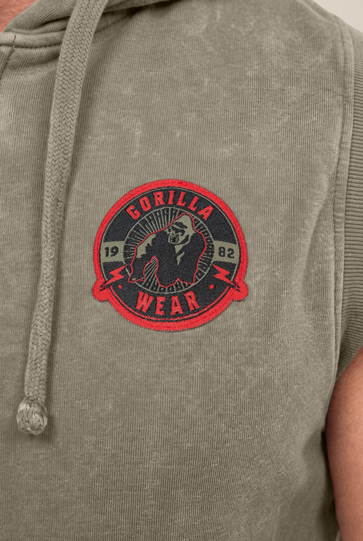 Gorilla Wear Silverdale Sleeveless Hoodie Hoodie & Sweatshirt Army Green