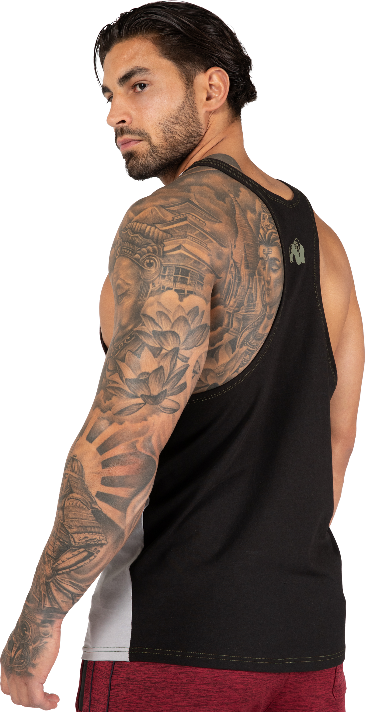 Gorilla Wear Sterling Stringer Tank Top Tank Top Black/Gray