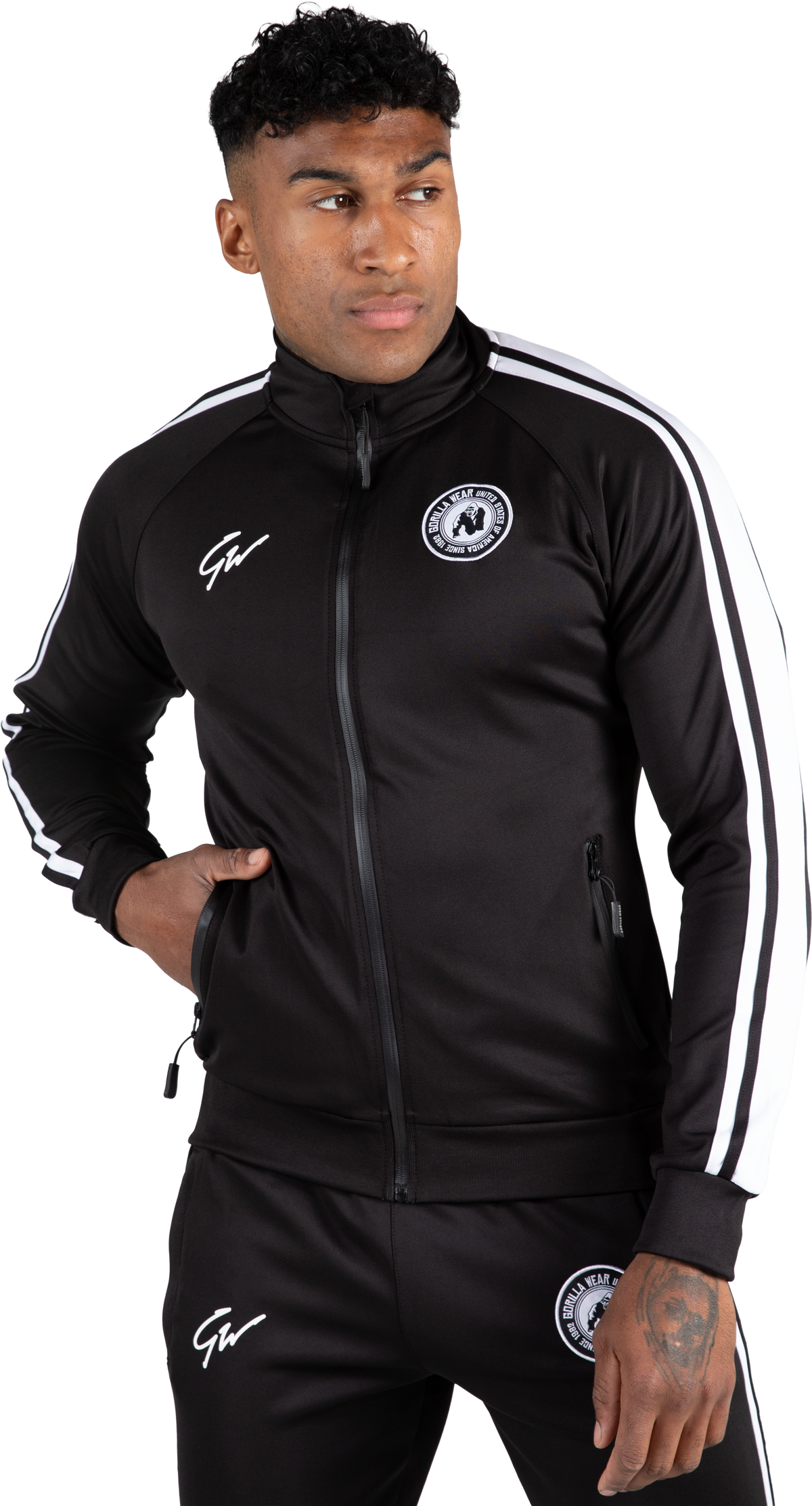 Gorilla Wear Stratford Track Jacket Jacket Black