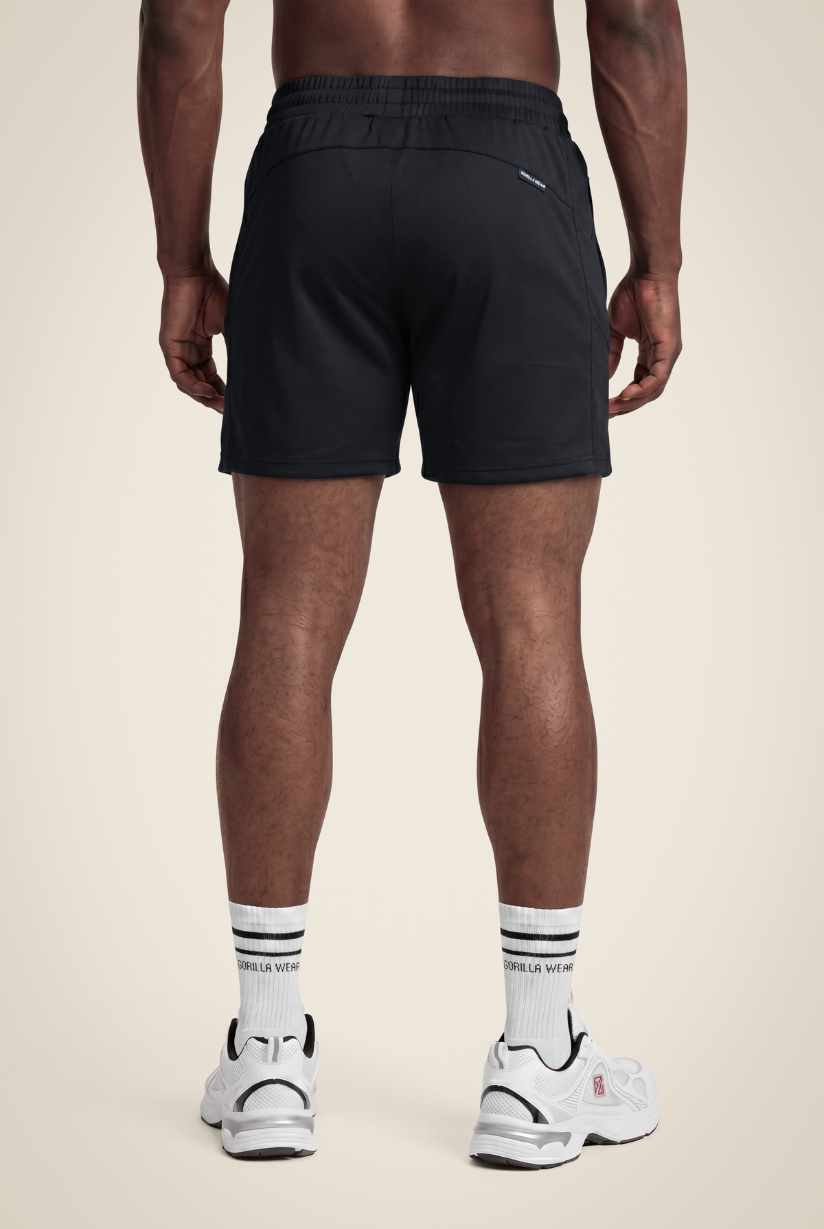 Gorilla Wear Tennessee Track Shorts - Black - Back View