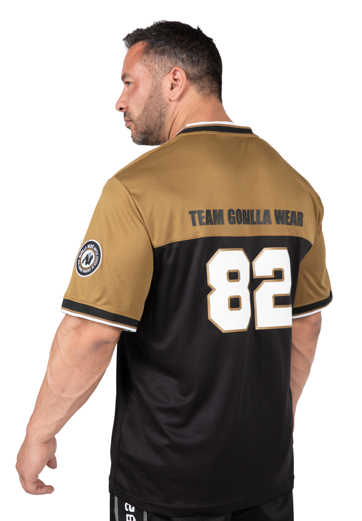 Gorilla Wear Trenton Football Jersey T-Shirt & Tops Black/Gold