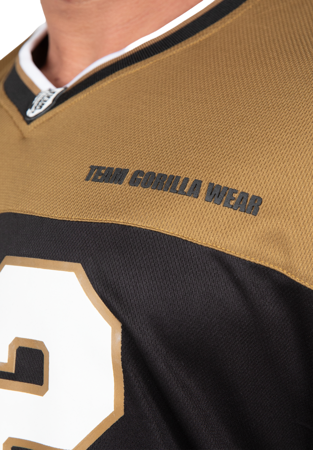 Gorilla Wear Trenton Football Jersey T-Shirt & Tops Black/Gold