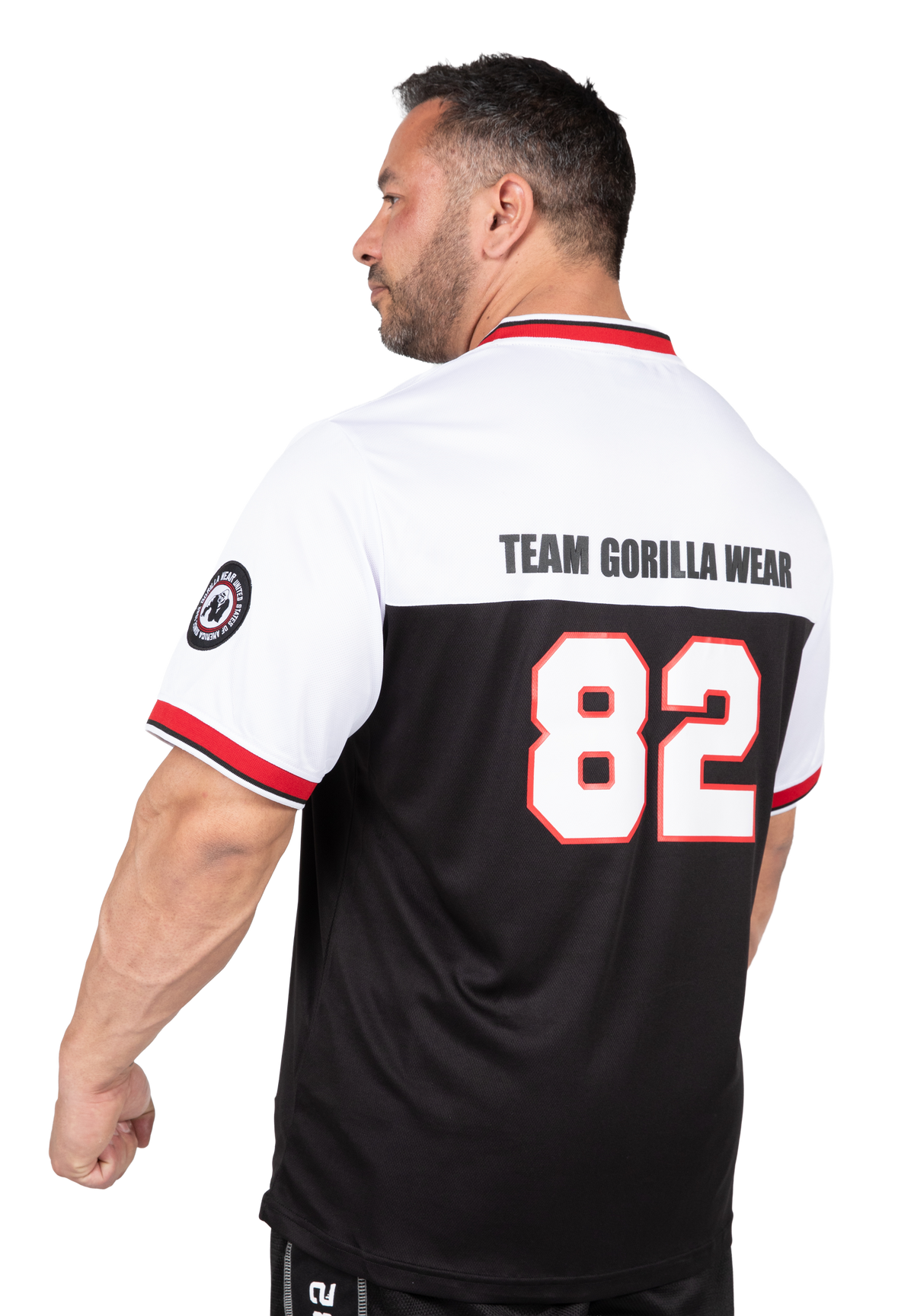 Gorilla Wear Trenton Football Jersey T-Shirt & Tops Black/White