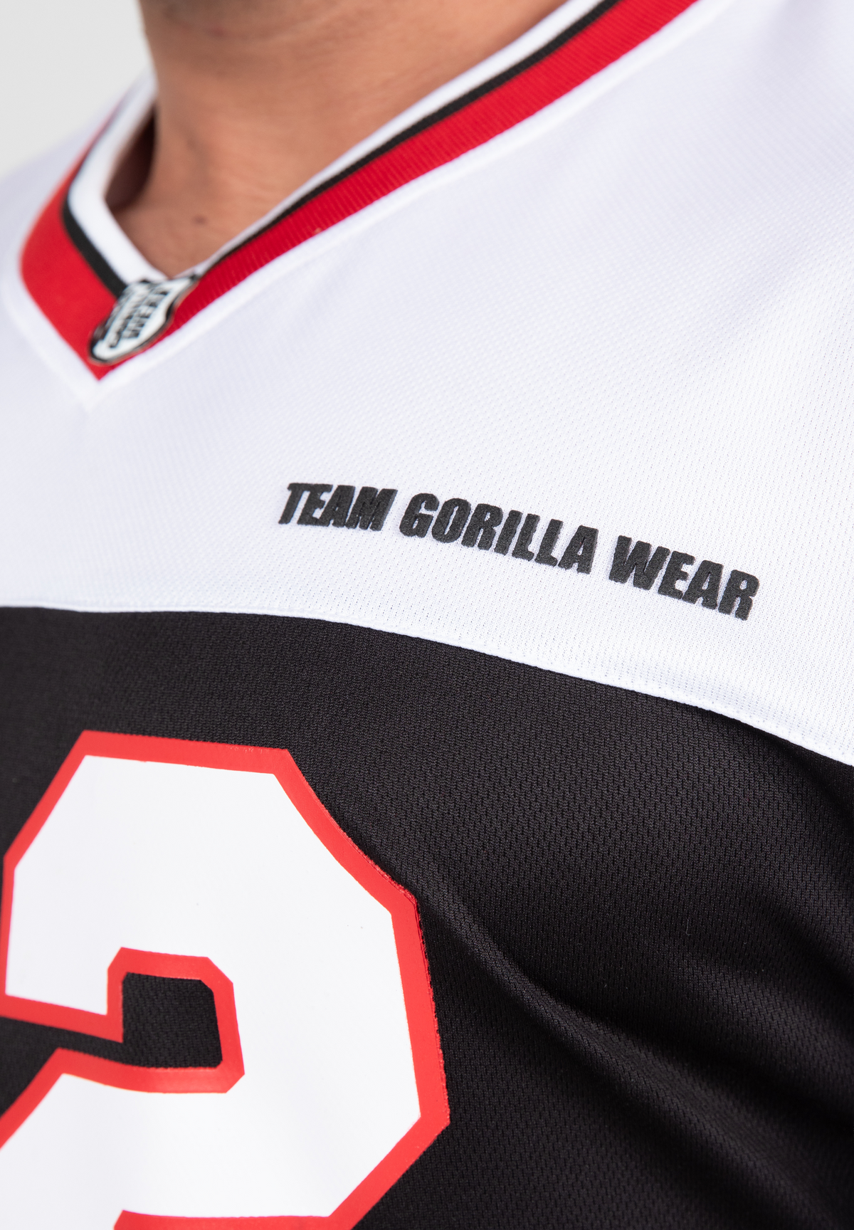 Gorilla Wear Trenton Football Jersey T-Shirt & Tops Black/White