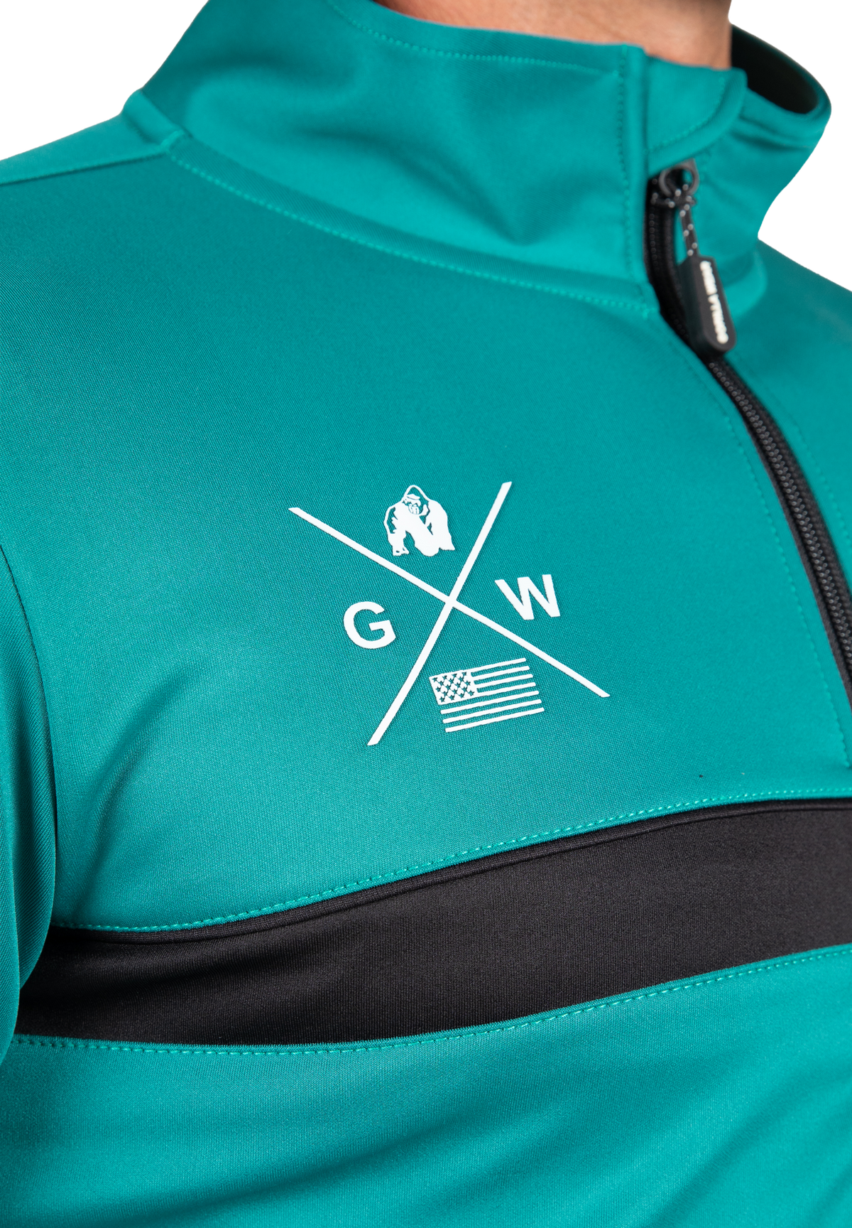 Gorilla Wear Vernon Track Jacket Jacket Teal Green