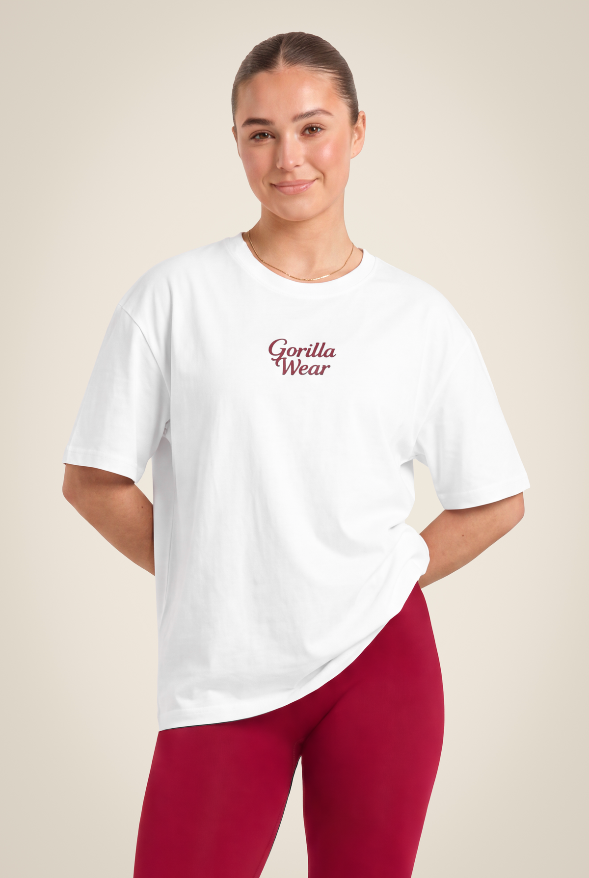 Gorilla Wear Vienna Oversized T-Shirt T-Shirt & Tops White