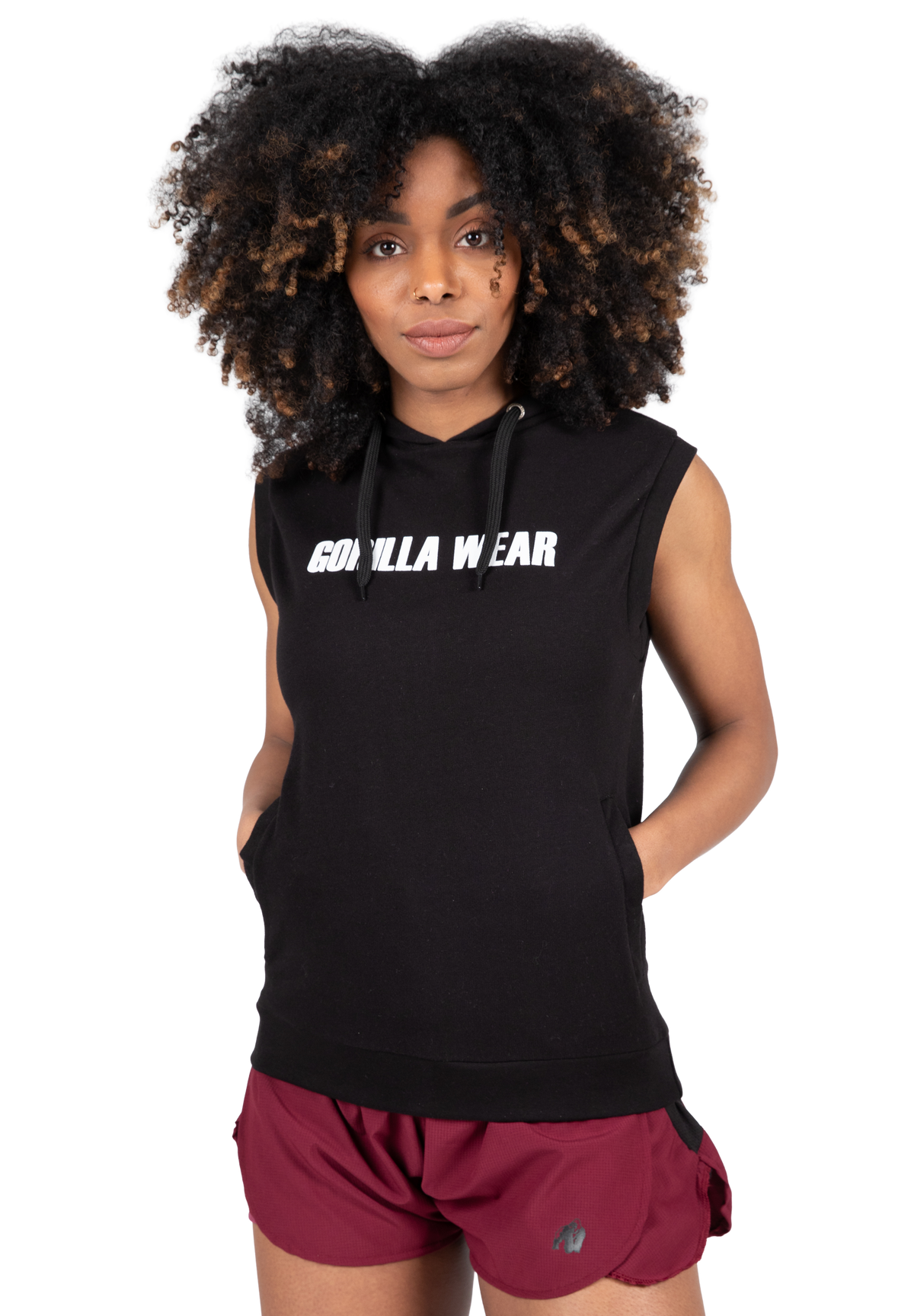 Gorilla Wear Virginia Sleeveless Hoodie Hoodie & Sweatshirt Black