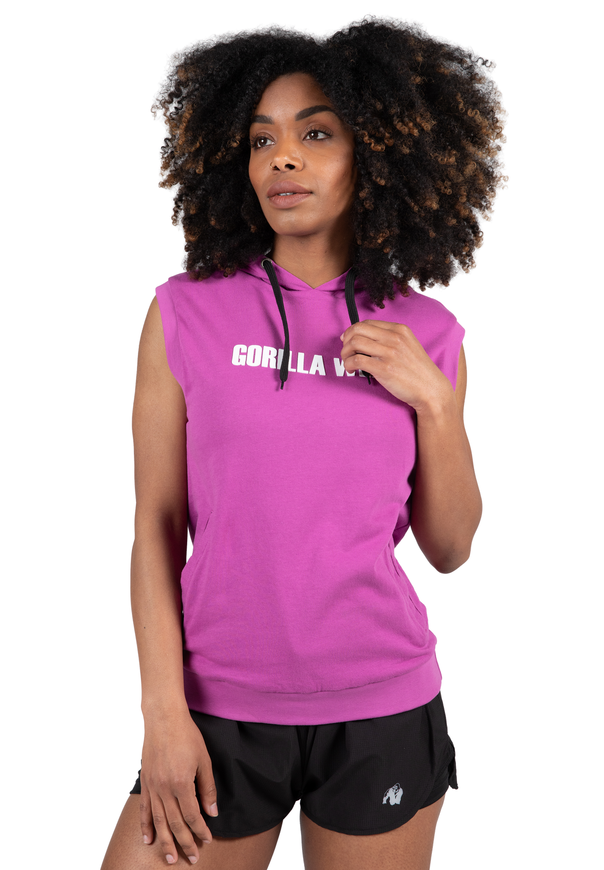 Gorilla Wear Virginia Sleeveless Hoodie Hoodie & Sweatshirt Fuchsia