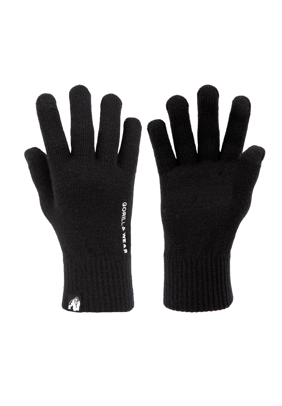 Gorilla Wear Waco Knitted Gloves Workout Gloves & Grips Black