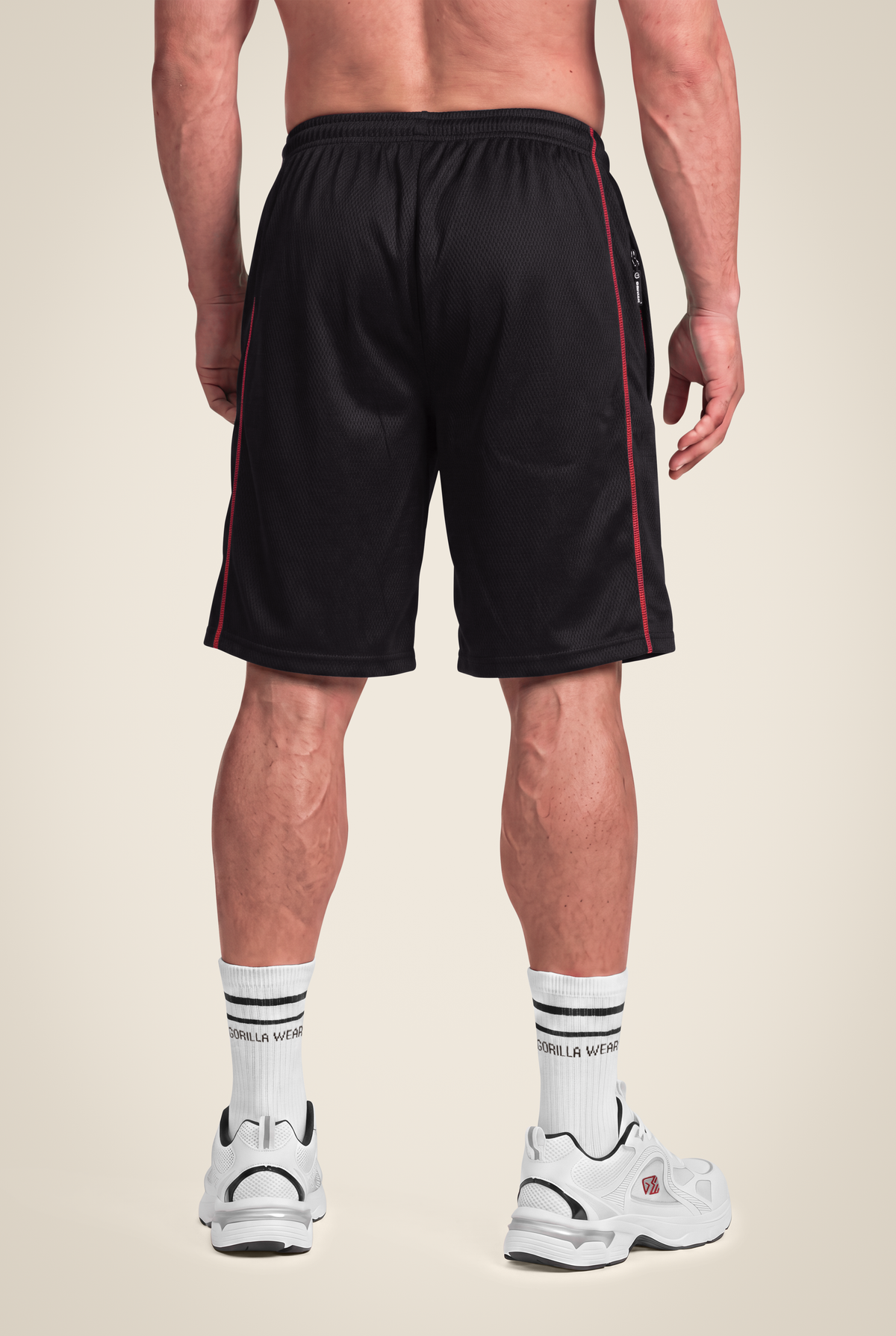 Gorilla Wear Wallace Mesh Shorts Shorts Black/Red