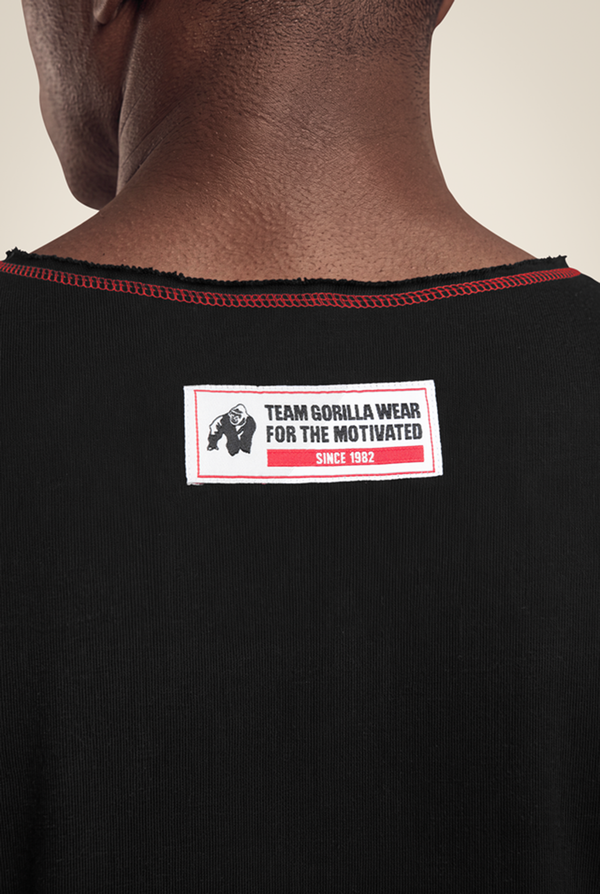 Gorilla Wear Wallace Workout Top T-Shirt & Tops Black/Red
