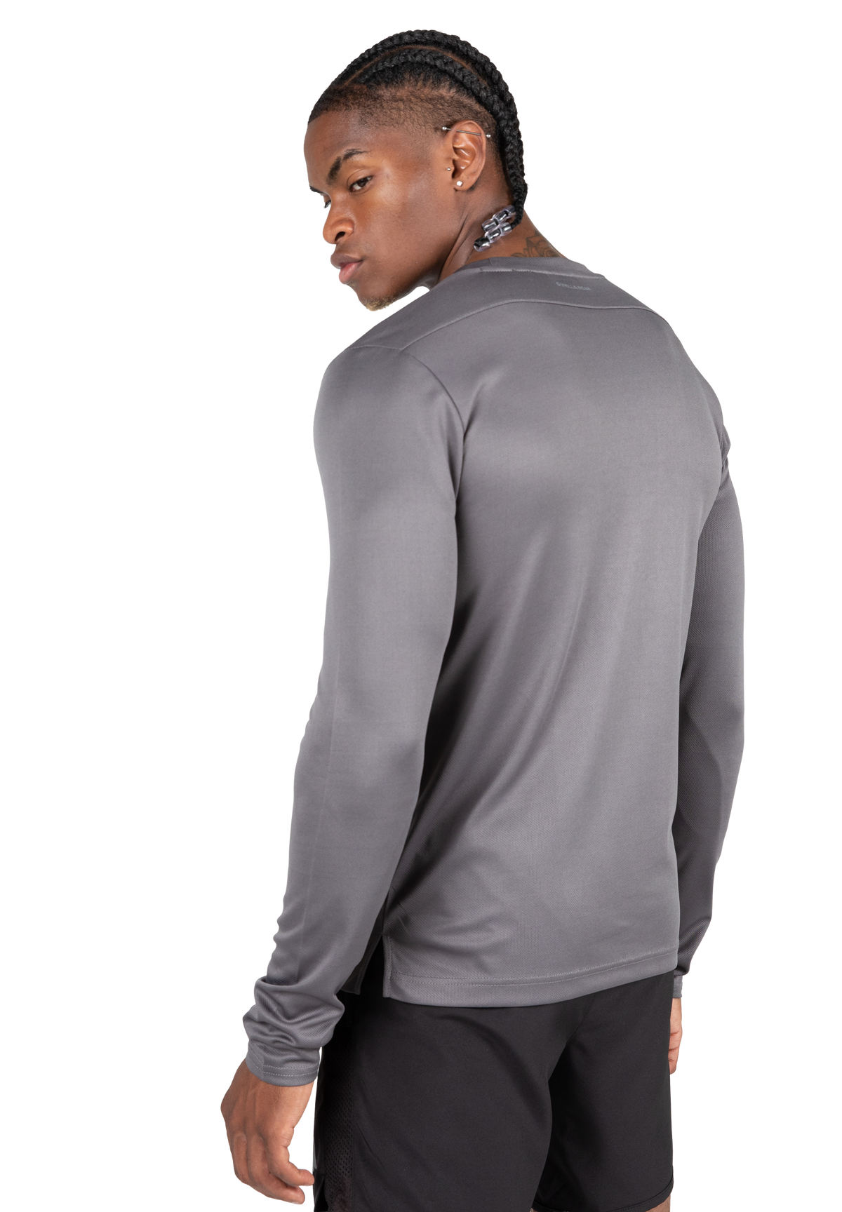 Gorilla Wear Washington Long Sleeve T-Shirt & Tops Gray