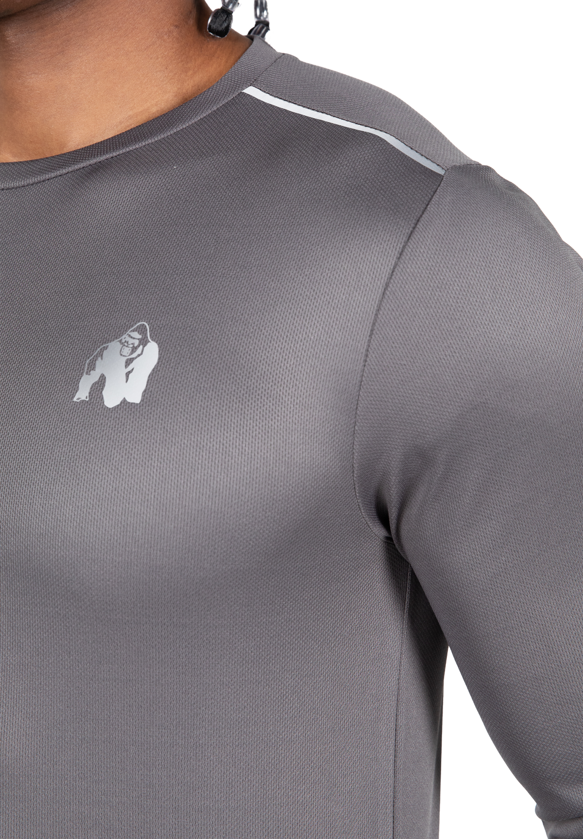 Gorilla Wear Washington Long Sleeve T-Shirt & Tops Gray