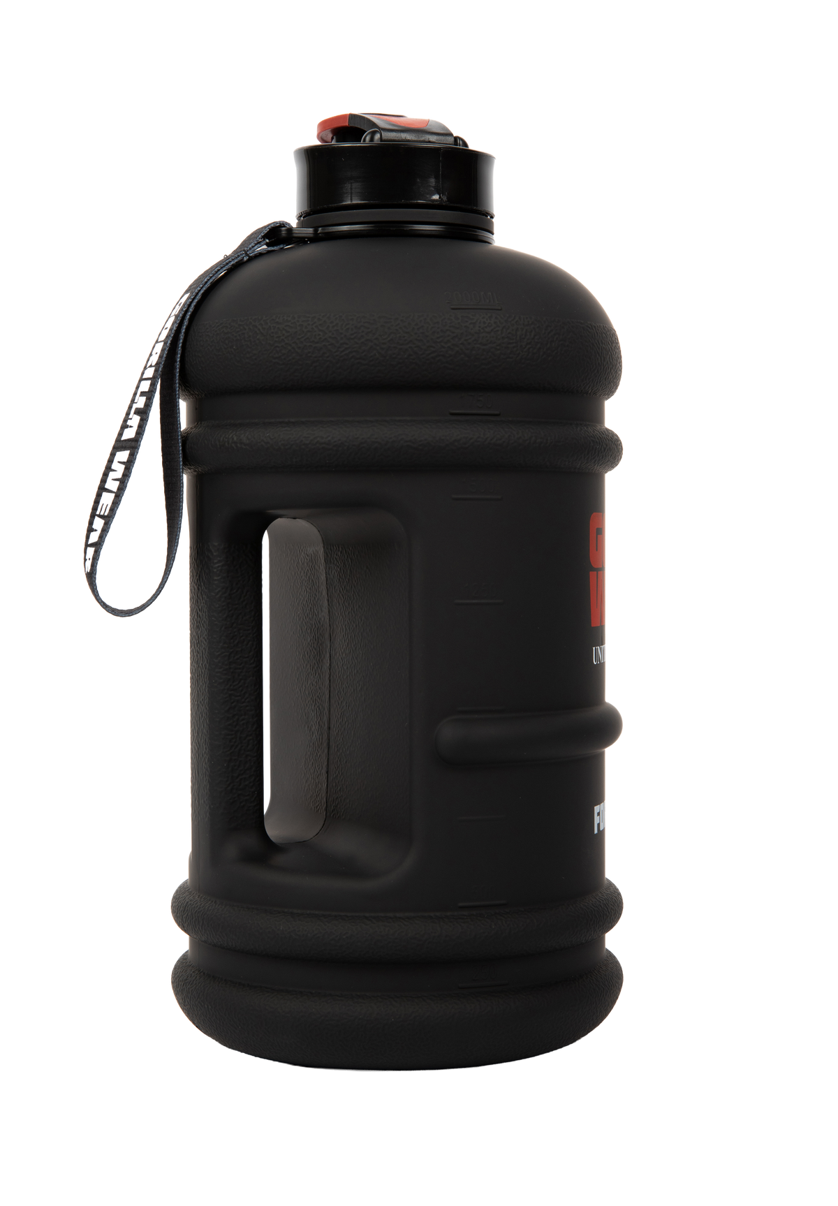 Gorilla Wear Water Jug 2.2L Shakers & Bottles Black