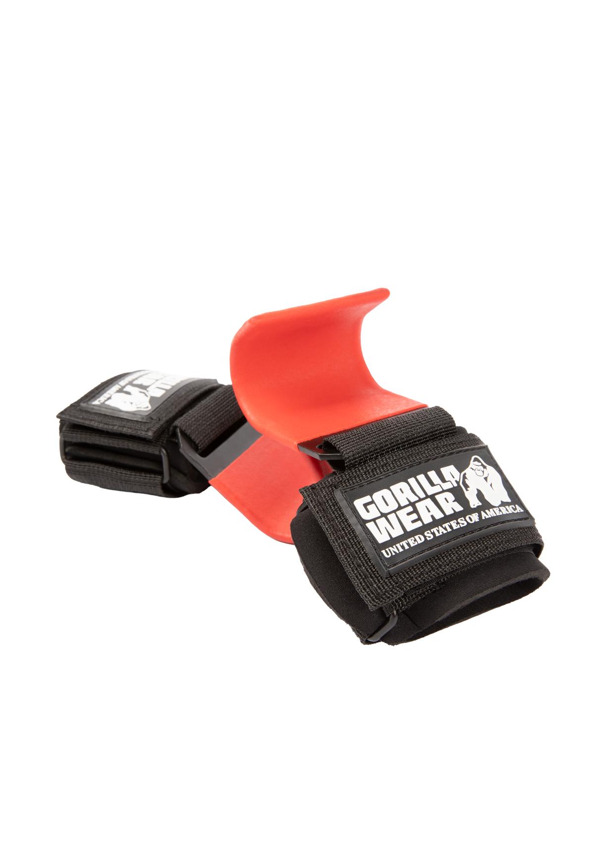 Gorilla Wear Weight Lifting Hooks Lifting Straps & Wraps Black