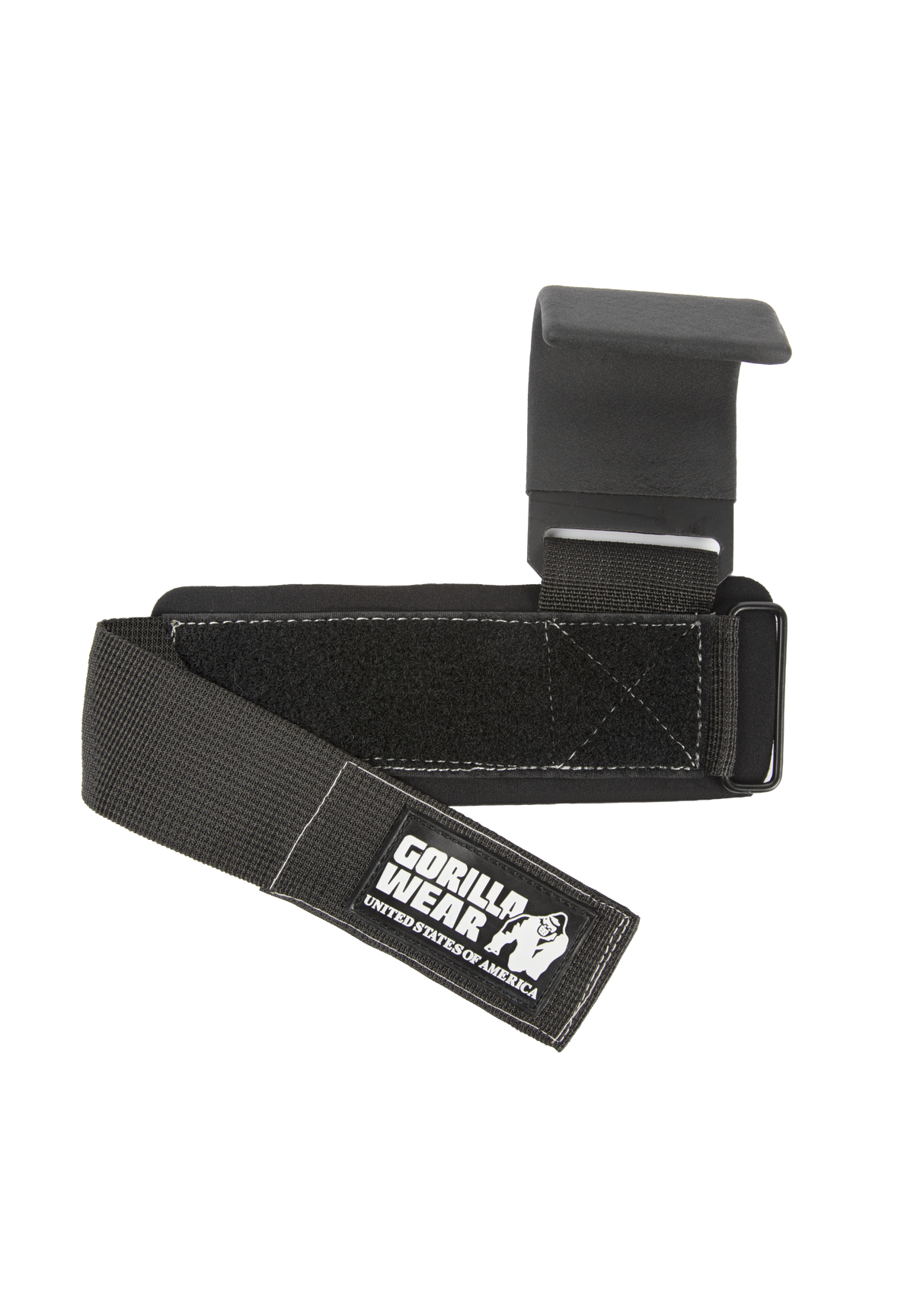 Gorilla Wear Weight Lifting Hooks Lifting Straps & Wraps Black/White