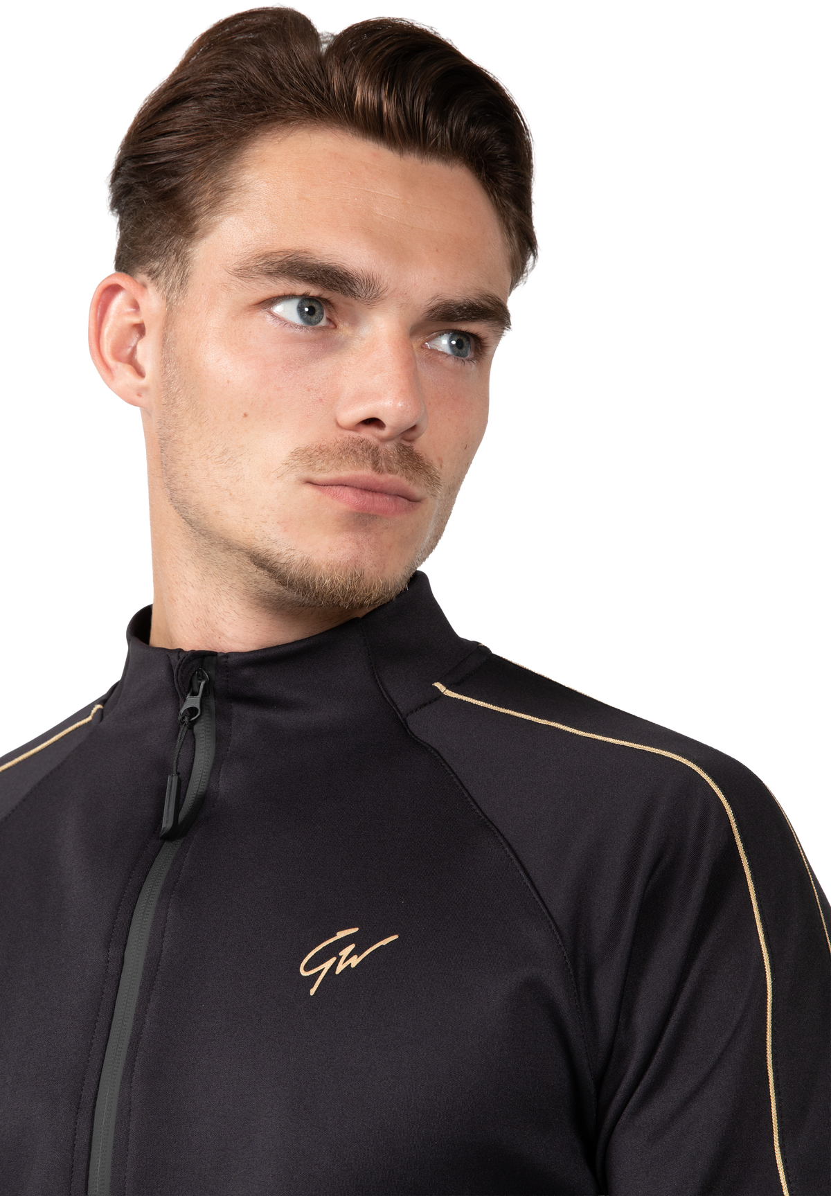 Gorilla Wear Wenden Track Jacket Jacket Black/Gold