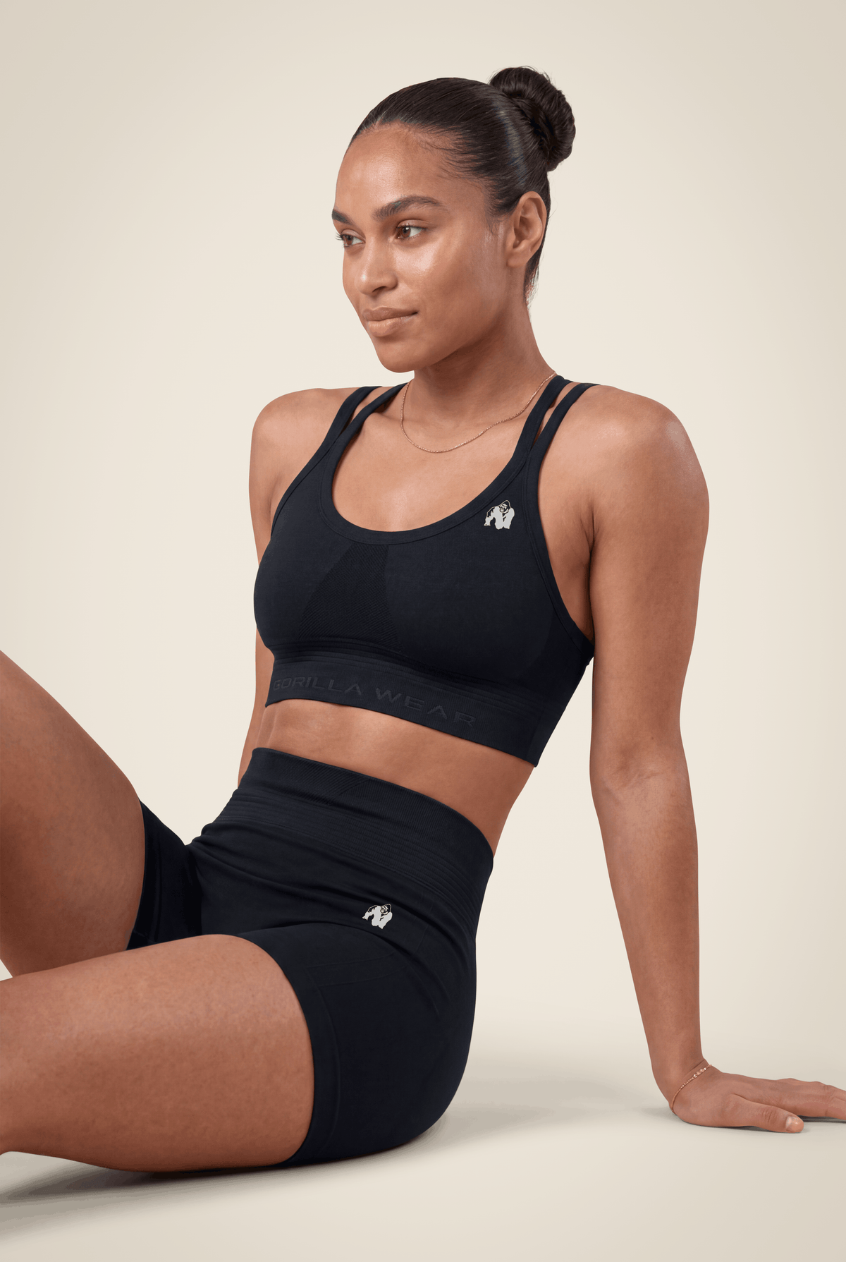 Gorilla Wear Whitney Seamless Sports Bra Sports Bra Black