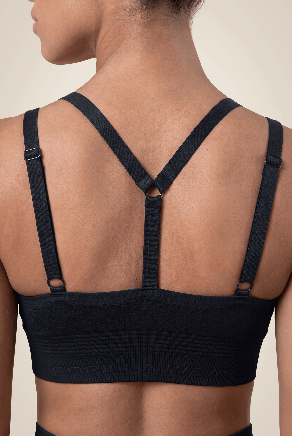 Gorilla Wear Whitney Seamless Sports Bra Sports Bra Black