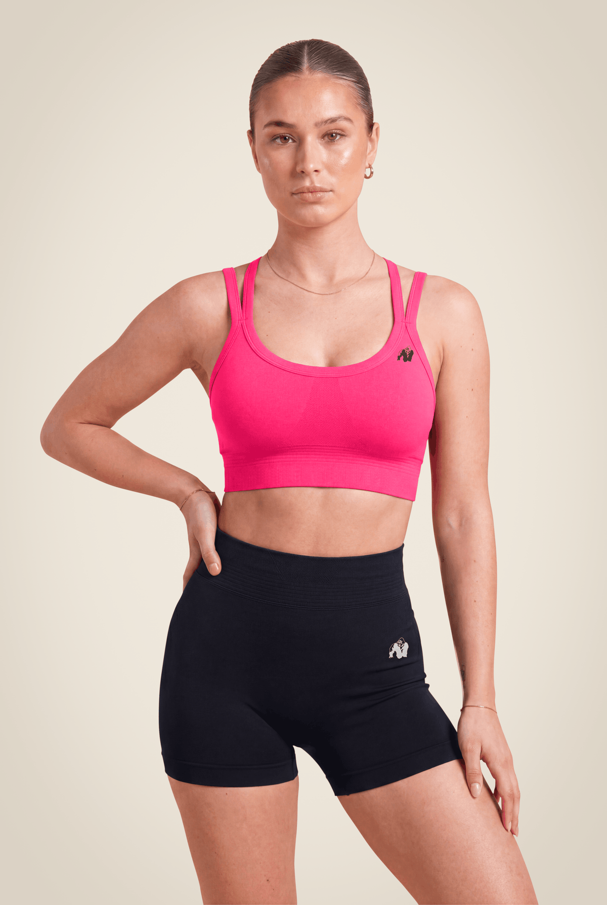 Gorilla Wear Whitney Seamless Sports Bra Sports Bra Pink