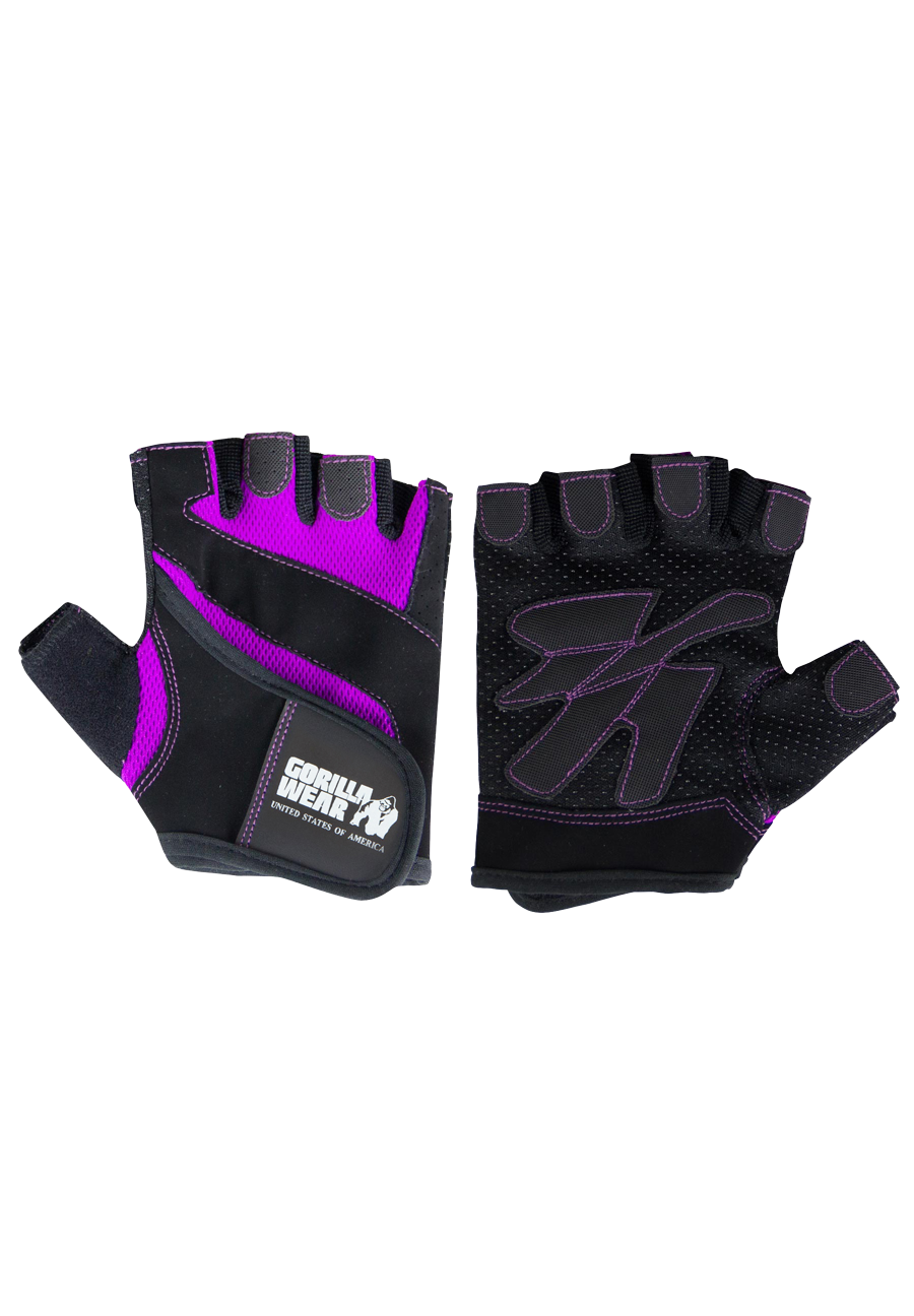 Gorilla Wear Women's Fitness Gloves Workout Gloves & Grips Black/Purple