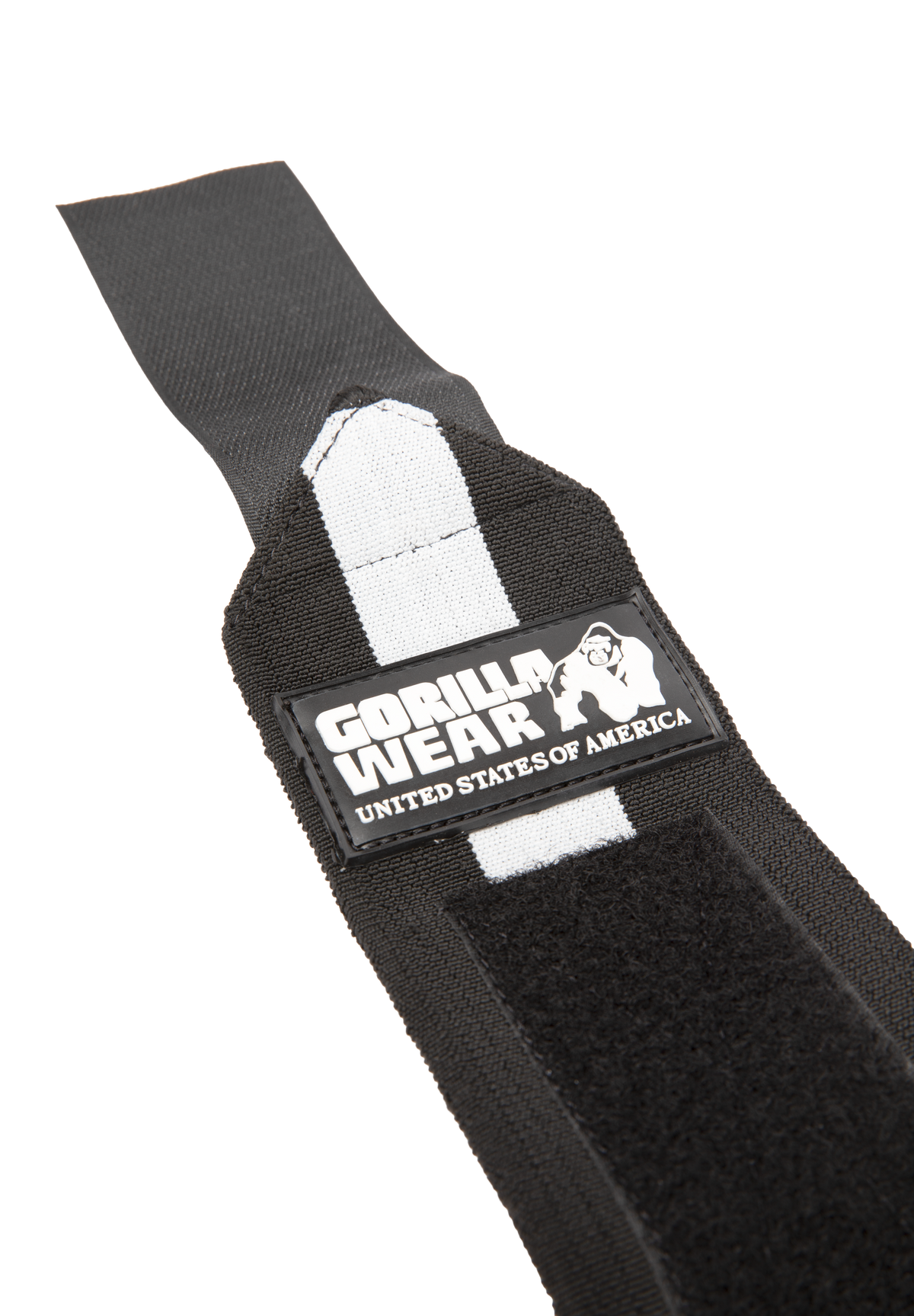Gorilla Wear Wrist Wraps ULTRA Lifting Straps & Wraps Black/White