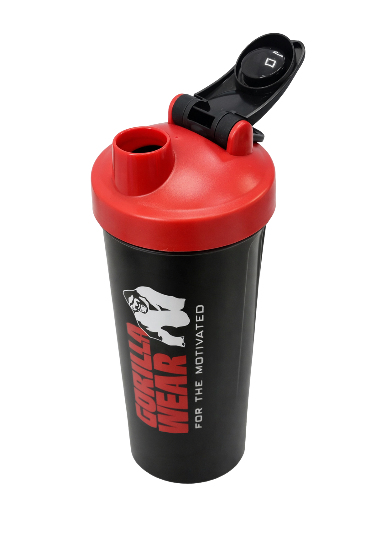 Gorilla Wear XXL Power Shaker 1000ML - Black/Red - Side View