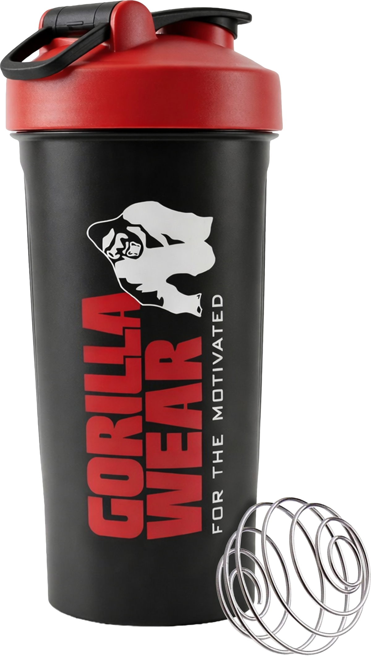 Gorilla Wear XXL Power Shaker 1000ML Shakers & Bottles Black/Red