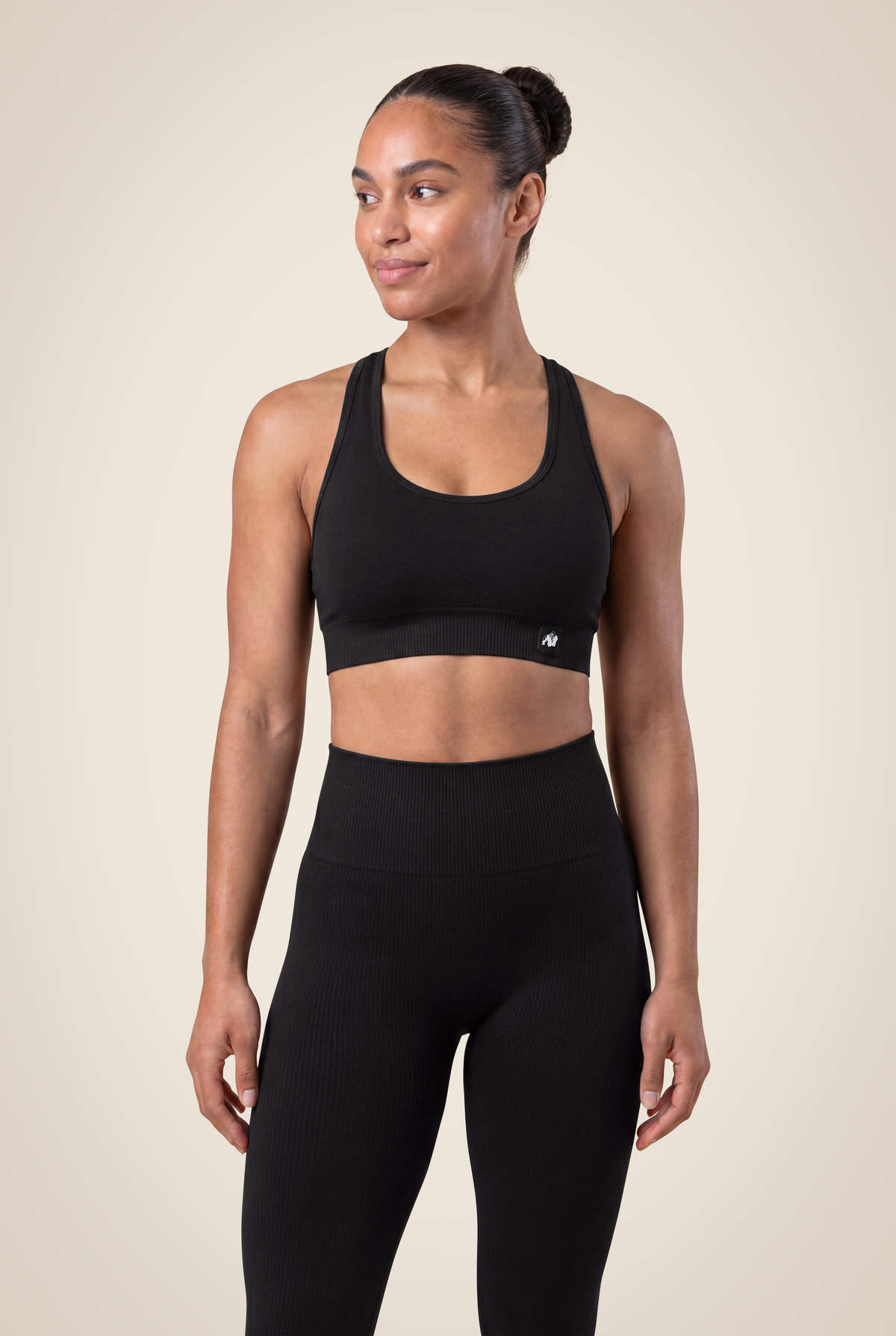 Gorilla Wear Yava Seamless Sports Bra Sports Bra Black