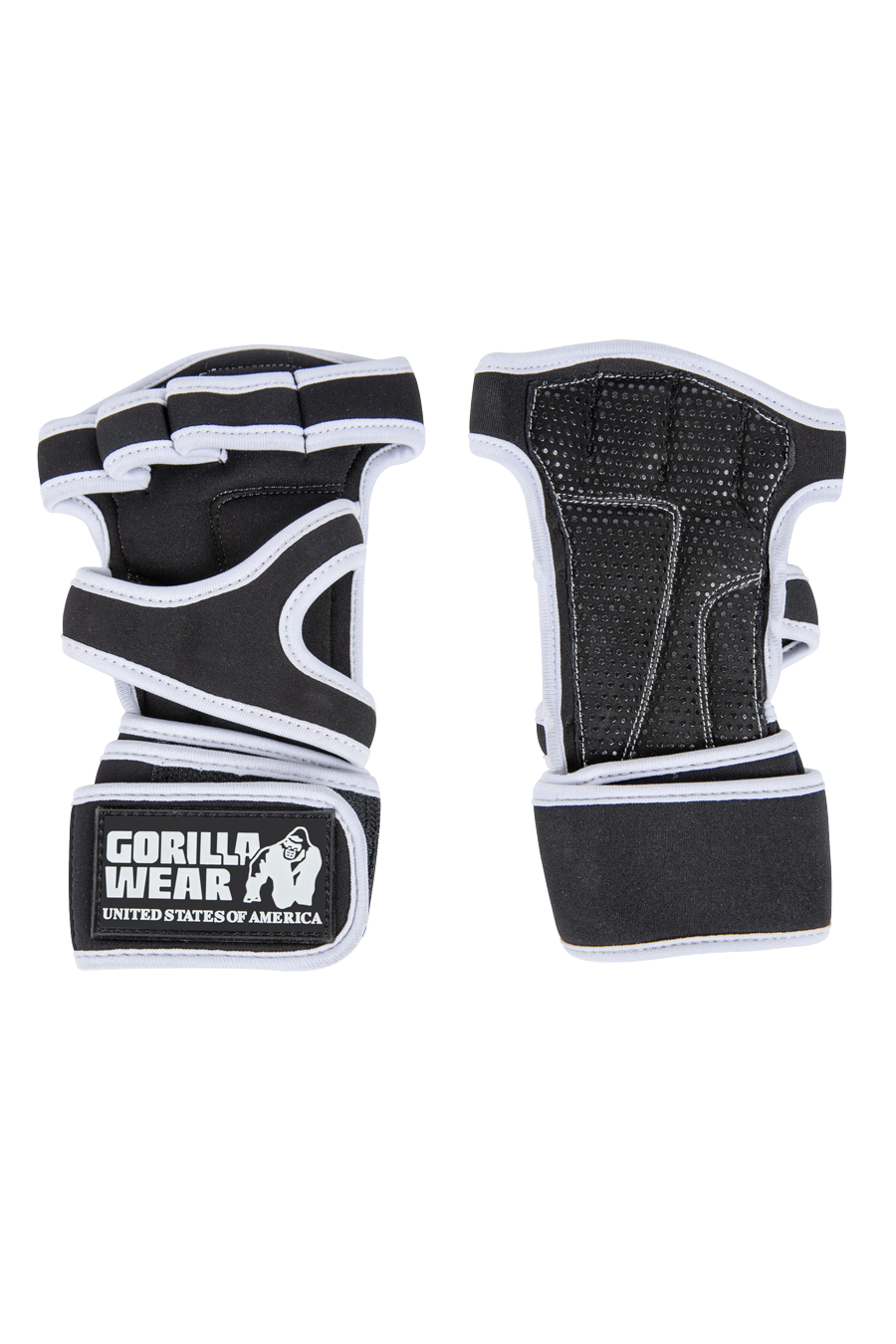 Gorilla Wear Yuma Weight Lifting Workout Gloves Workout Gloves & Grips Black/White