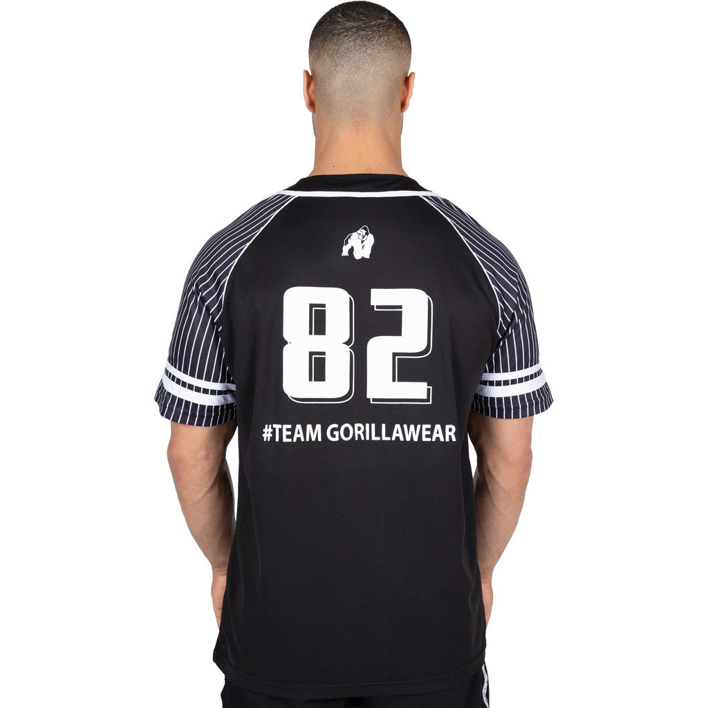 Gorilla Wear 82 Baseball Jersey T-Shirt & Tops Black