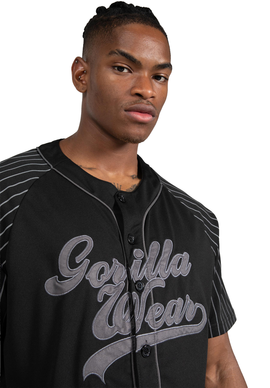 Gorilla Wear 82 Baseball Jersey T-Shirt & Tops Black