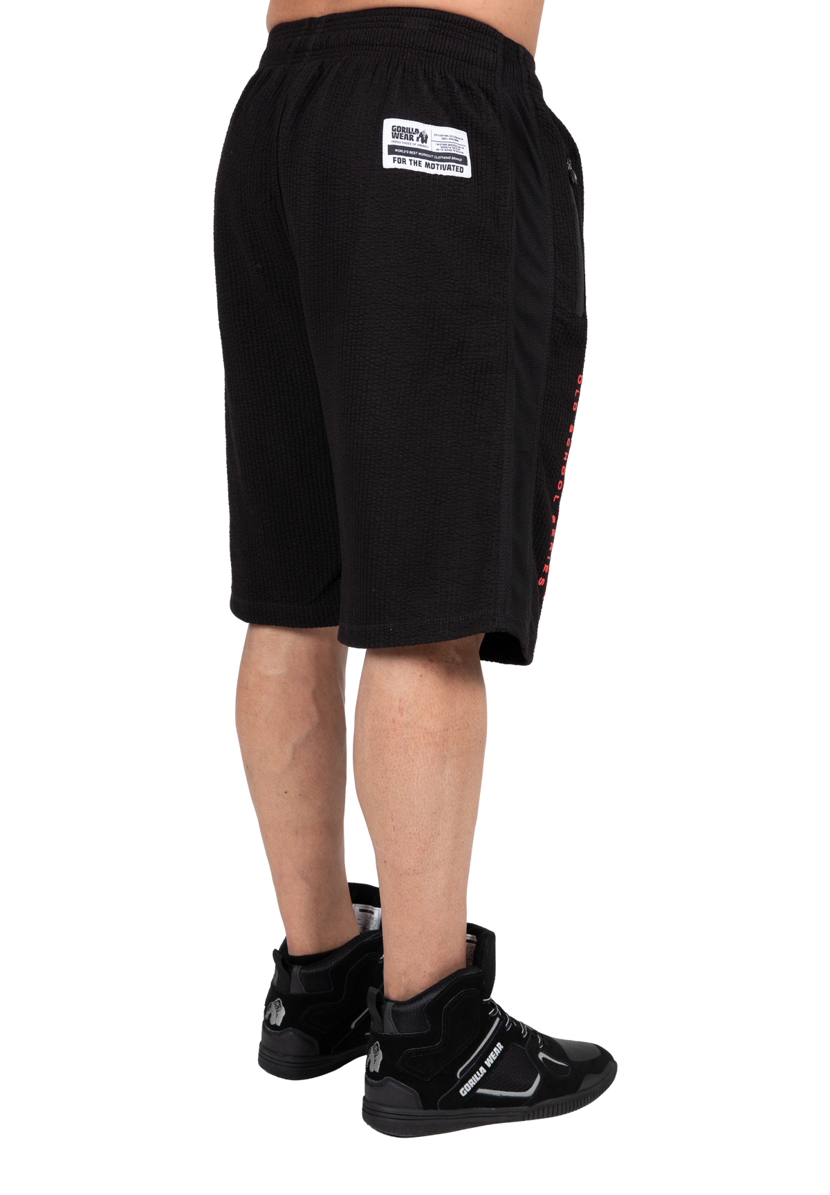 Gorilla Wear Augustine Old School Shorts Shorts Black/Red
