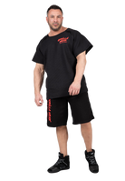 Gorilla Wear Augustine Old School Shorts - Black/Red - Full Body