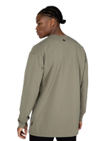 Gorilla Wear Boise Oversized Long Sleeve T-Shirt & Tops Army Green