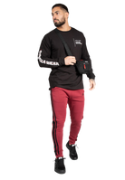 Gorilla Wear Boise Oversized Long Sleeve T-Shirt & Tops Black