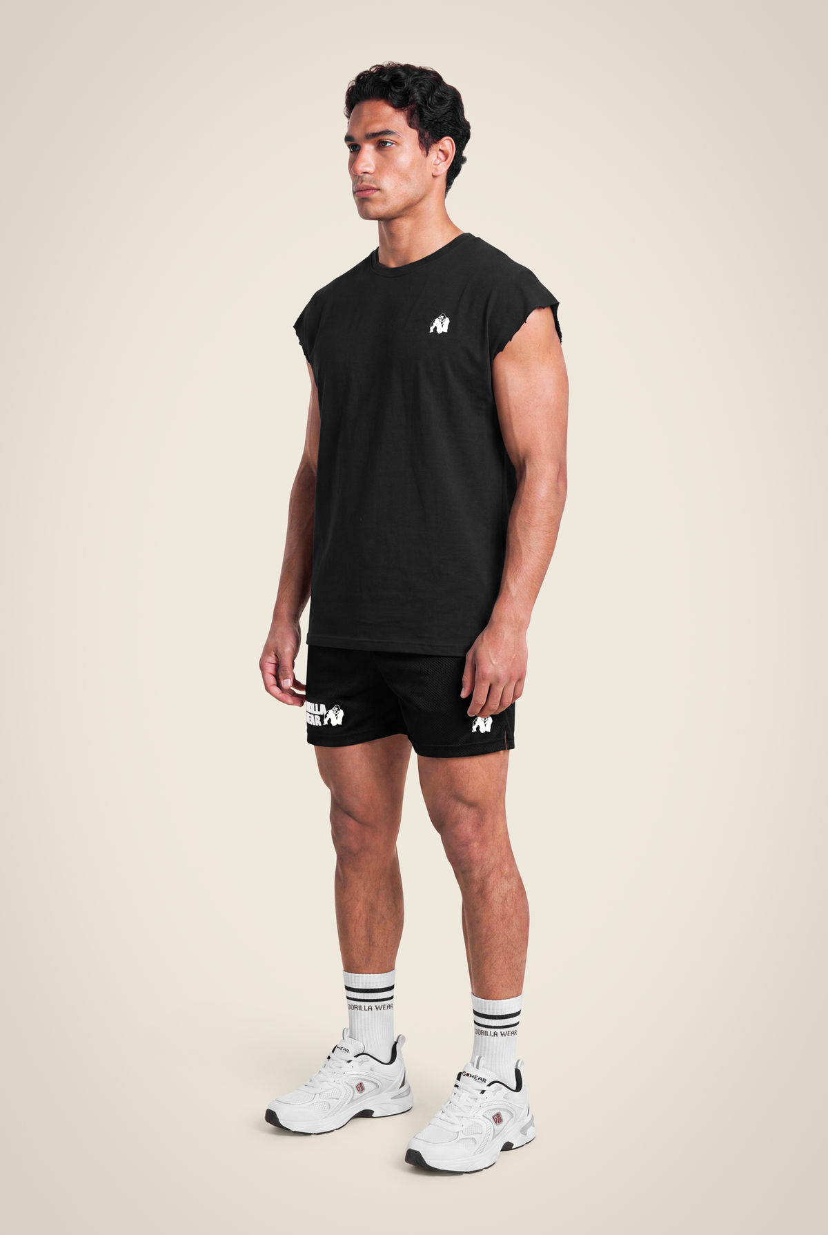 Gorilla Wear Bouse Cut Off Tank Top Tank Top Black