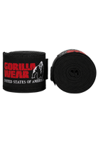 Gorilla Wear Boxing Hand Wraps Fight Gear Black