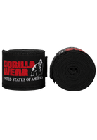 Gorilla Wear Boxing Hand Wraps Fight Gear Black