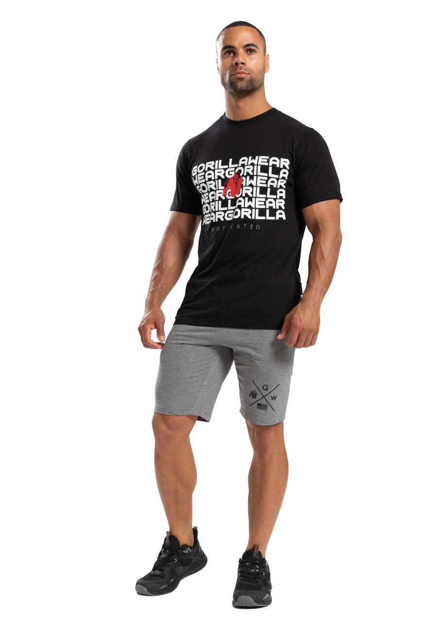 Gorilla Wear Bradley T-Shirt T-Shirt & Tops Black