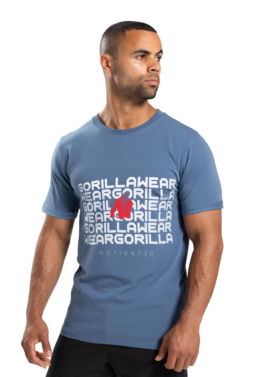 Gorilla Wear Bradley T-Shirt T-Shirt & Tops Coronet Blue